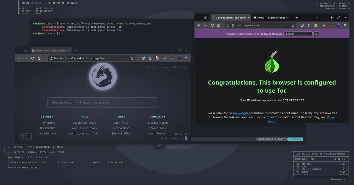 Berserk Arch Linux